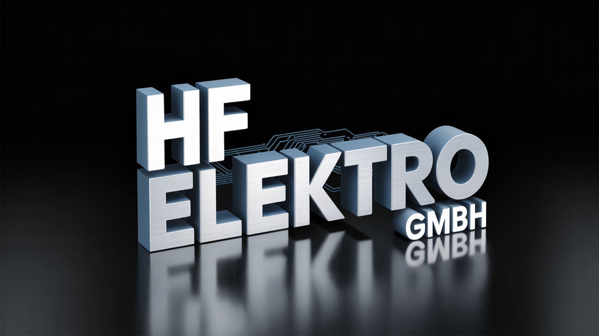 Schriftzug HF Elektro 3D